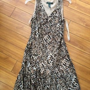 Lauren Ralph - size 4P - cheetah print